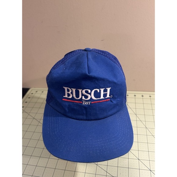 Vintage Busch Beer Blue‎ SnapBack Hat - Picture 3 of 6